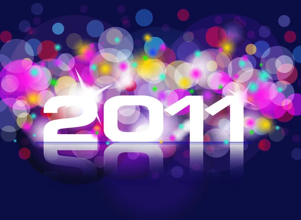 Carta di anno nuovo il 2011 — Foto Stock