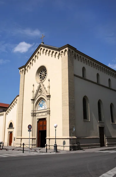 Μεγάλη εκκλησία στο στη Φλωρεντία, Τοσκάνη Ιταλία — Φωτογραφία Αρχείου