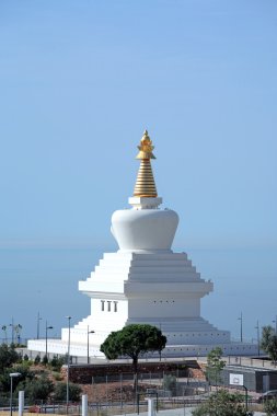 Aydınlanma stupa Budist tapınağı İspanya