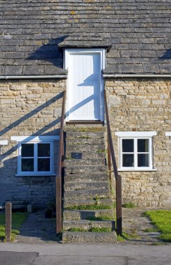 corfe, dorset evde geleneksel taş kaplı