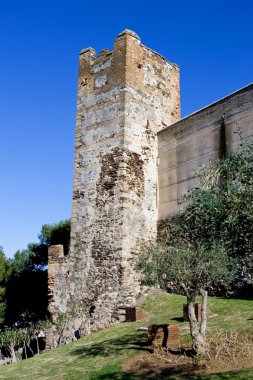 External view of Fuengirola castle in Spain clipart