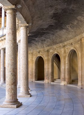 İspanya alhambra palace'nın eski arenada