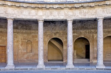 İspanya alhambra palace'nın eski arenada