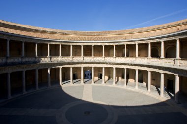 İspanya alhambra palace'nın eski arenada