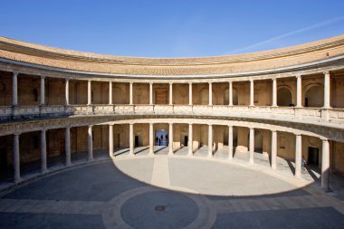 İspanya alhambra palace'nın eski arenada