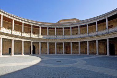 İspanya alhambra palace'nın eski arenada