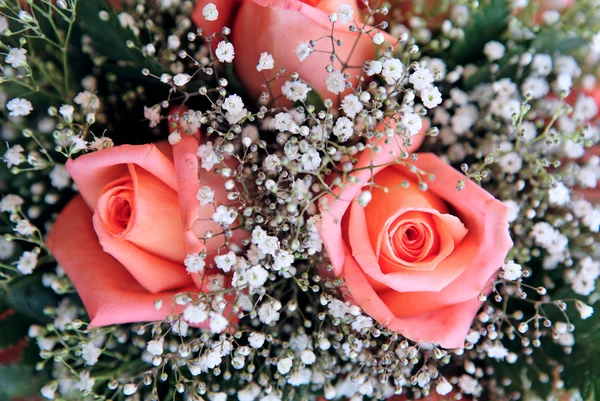 stock image Beautiful bouquet of flowers at a wedding