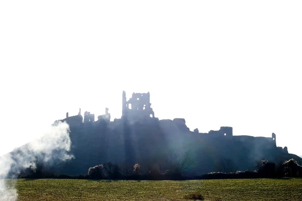 Corfe Castle, em Swanage, Dorset, Sul da Inglaterra — Fotografia de Stock