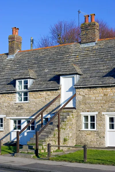 Traditional stone clad house in Corfe, Dorset — Stock Photo, Image