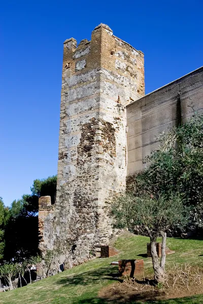 Widok zewnętrzny fuengirola zamku w Hiszpanii — Zdjęcie stockowe