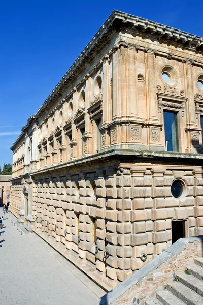 在西班牙的阿罕布拉宫古建筑 — 图库照片