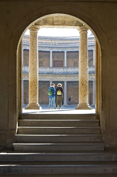 Antica arena nel Palazzo dell'Alhambra in Spagna — Foto Stock