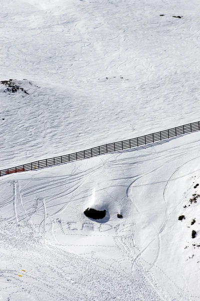 Pistas de esquí de la estación de esquí Prodollano en España — Foto de Stock