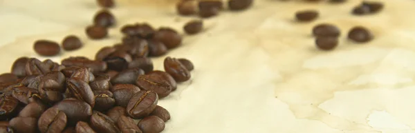 全体の焼きたてのコーヒー豆 ロイヤリティフリーのストック写真