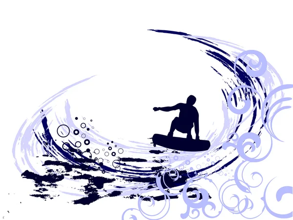 Лето - серфинг — стоковый вектор