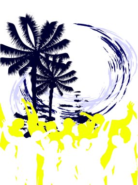 Beach party clipart