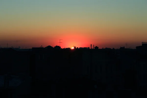 Zachód słońca. — Zdjęcie stockowe