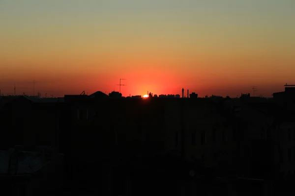 Zachód słońca. — Zdjęcie stockowe