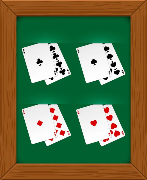 扑克牌 — 图库矢量图片
