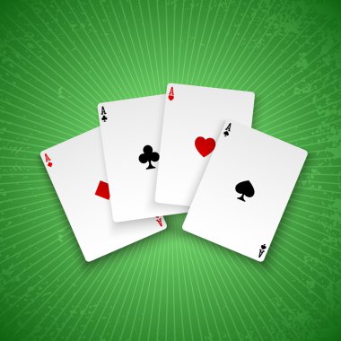 Poker ases clipart