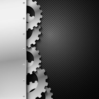 Abstract metal background. clipart