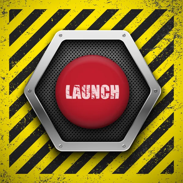 Launch button. — Stock Vector