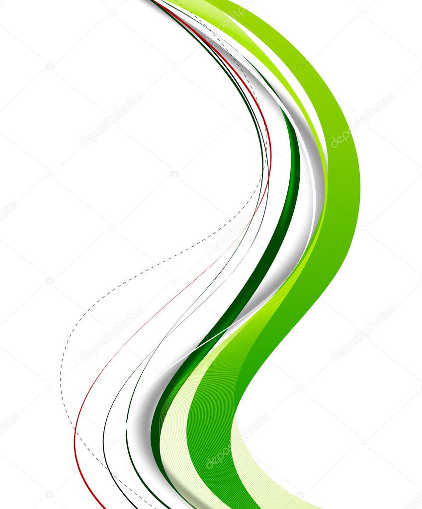 Green line background. Vector — Stock Vector © emaria #6500790