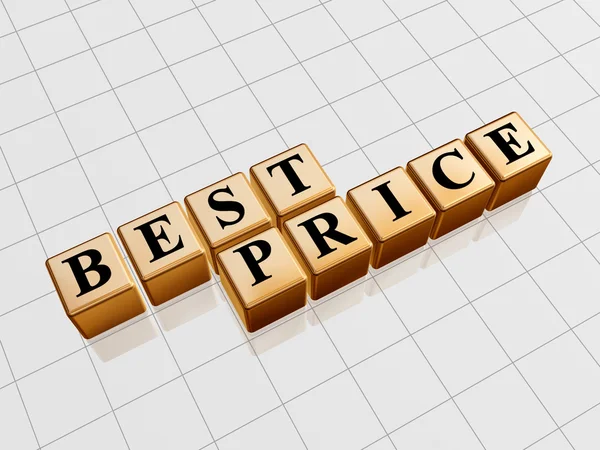 Golden best price — Stock Photo, Image