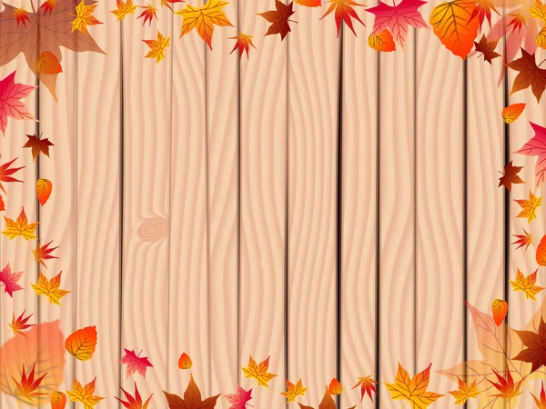 Podzimní pozadí přes plot — Stock fotografie