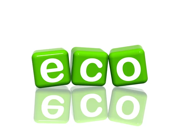 Zelená eco — Stock fotografie