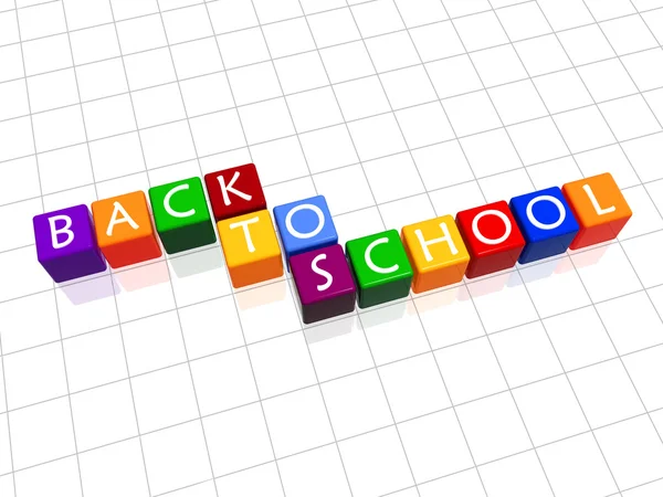 Ritorno a scuola a colori 2 — Foto Stock