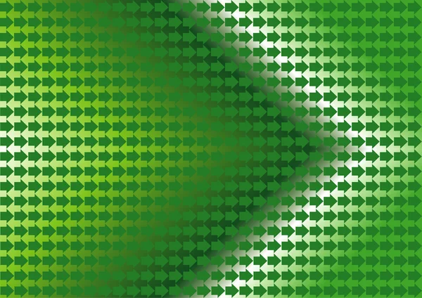 Groene pijlen — Stockvector