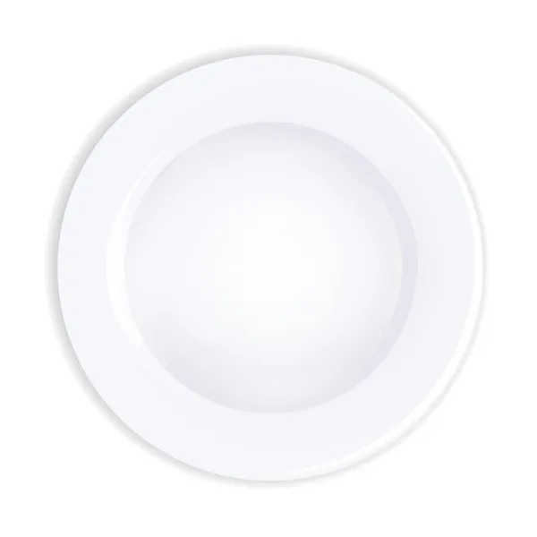 Пустая тарелка — стоковый вектор