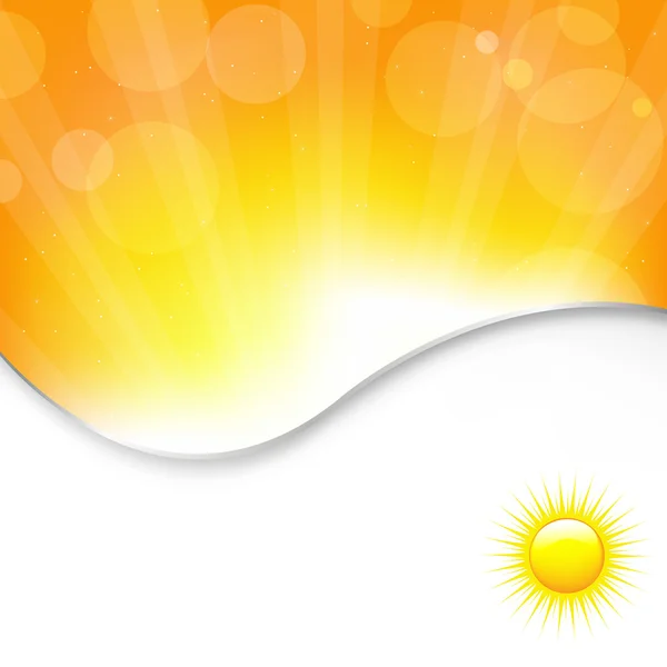 Solbakgrund — Stock vektor
