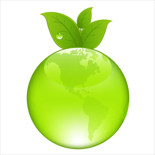 Zielona Ziemia — Wektor stockowy