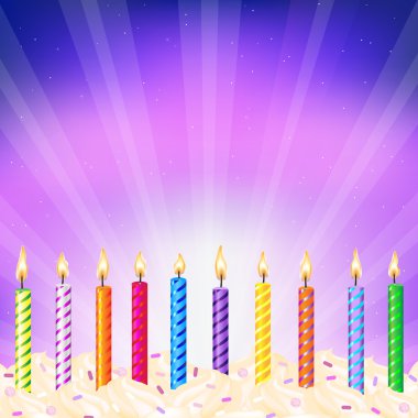 Birthday Candles clipart