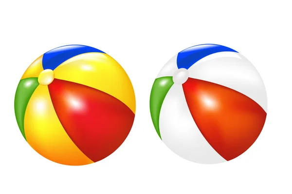 Balles de plage — Image vectorielle