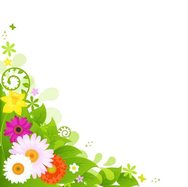Sommerblumen — Stockvektor