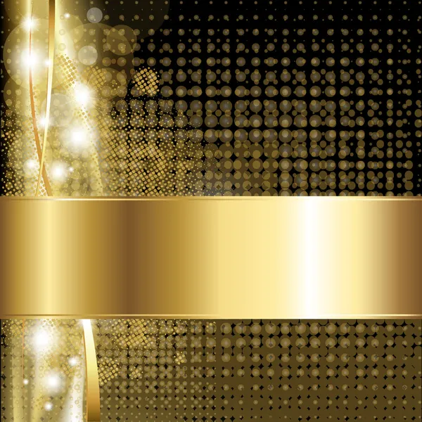 Gold Luxus Hintergrund — Stockvektor