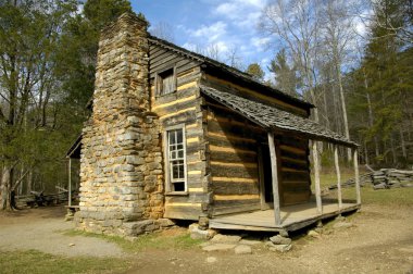 Cades Cove - John Oliver Cabin 3 clipart