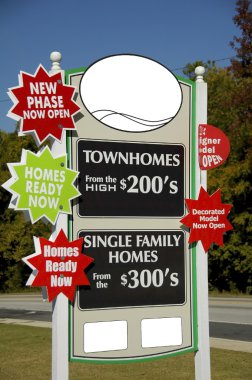 Real Estate Advertisement clipart