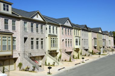 Townhomes clipart