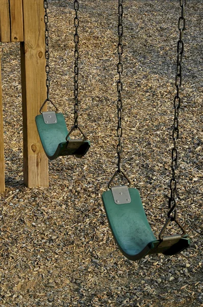 Playground Swings — Stock Photo, Image