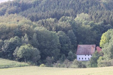 Yalnız bir ev Meadows tarım Almanca