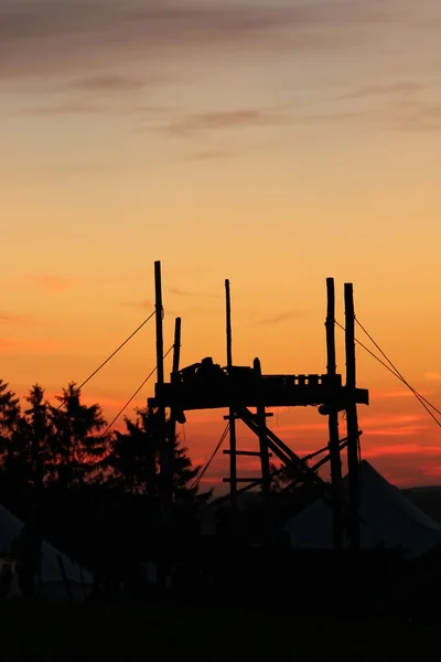 çocuklar kamp akşam