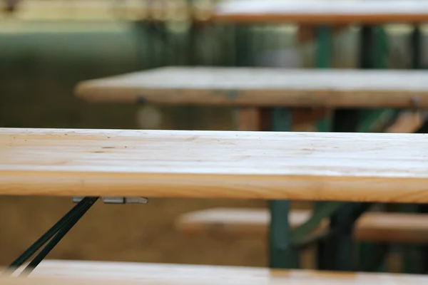 stock image Lonly festival benches