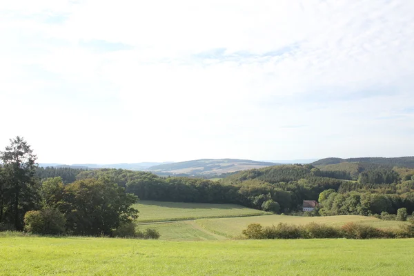 Duitse landbouw landschap — Stockfoto