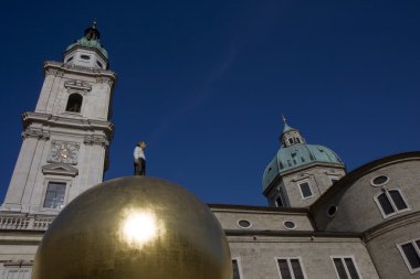 dome Katedrali şehir merkezi Salzburg, Avusturya