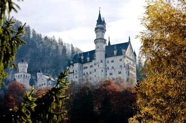 Almanya 'daki Neuschwanstein kalesi