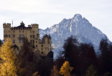 Hohenschwangau castle in Germany clipart